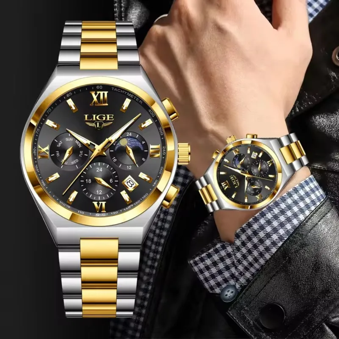 MONTRE LIGE ÉLÉGANTE POUR HOMME