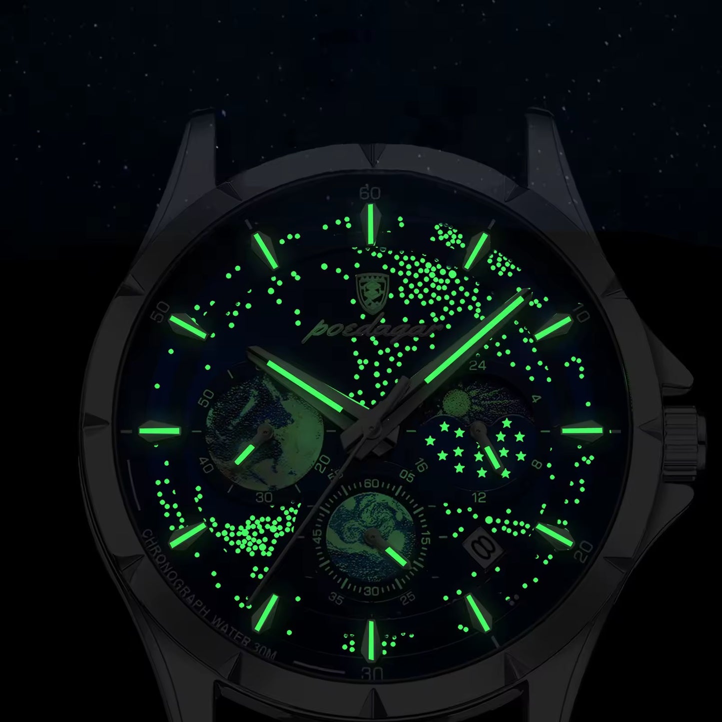POEDAGAR 916 - MONTRE DE LUXE POUR HOMME