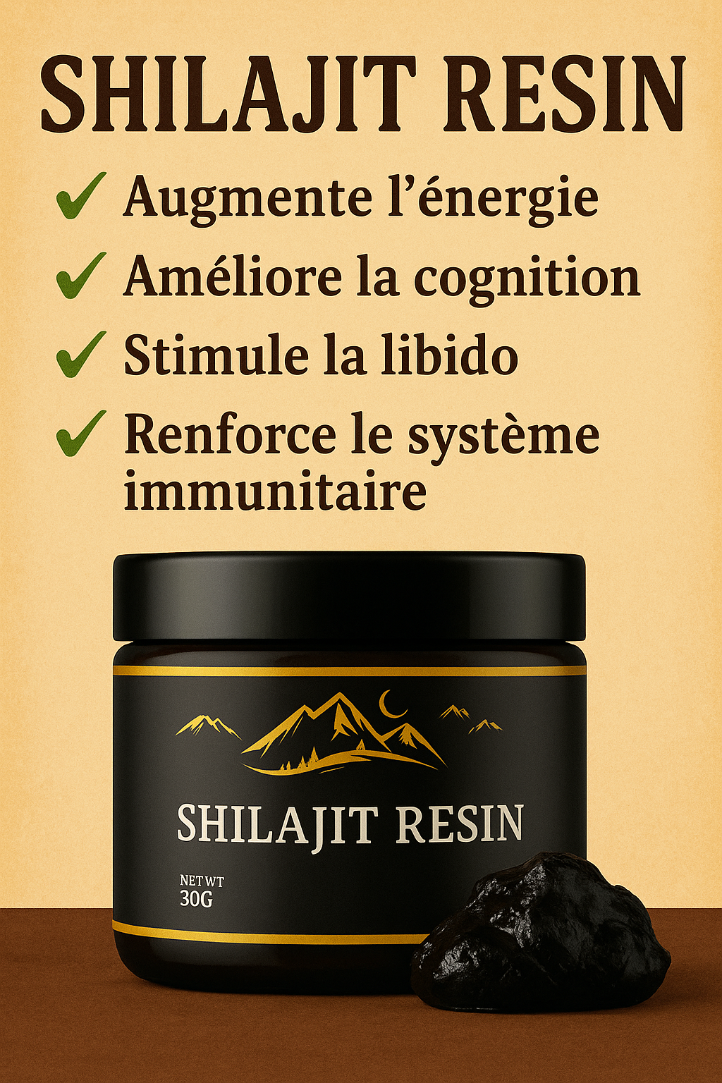 Résine Shilajit 30g