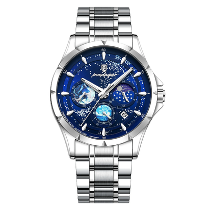 POEDAGAR 916 ACIER- Montre de Luxe – Nouvelle Collection 2025