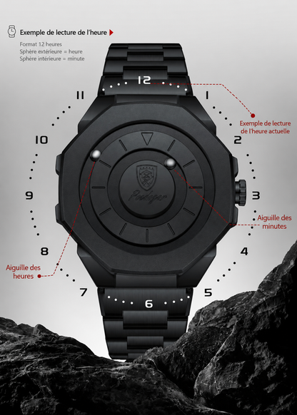 POEDAGAR 670 - Montre Magnétique Premium – Élégance & Innovation au Poignet
