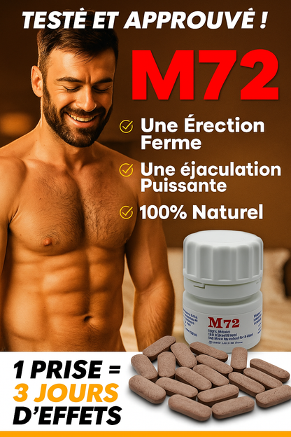M72 – Puissance Masculine Naturelle, Résultats Durables !